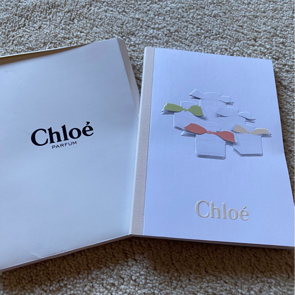 NIB Chloe Perfume Notebooks